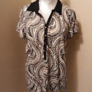 Dana Buchman  Print Top